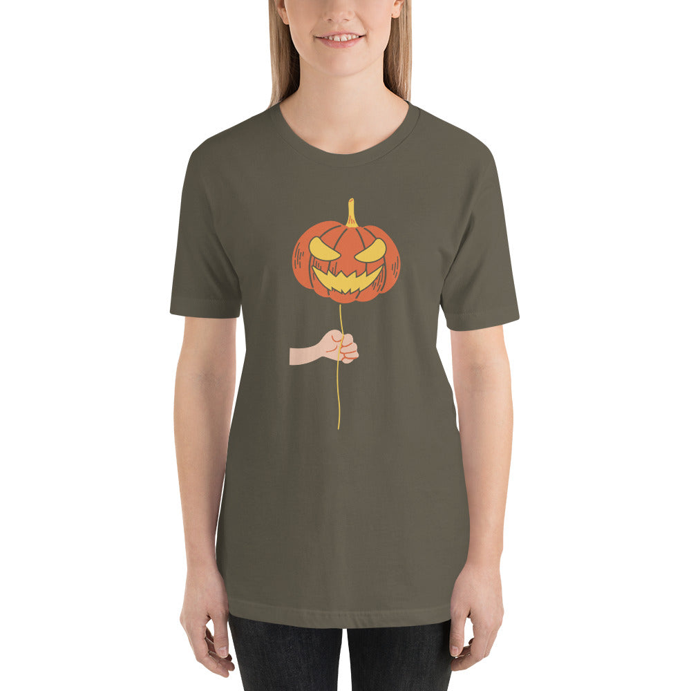 Pumpkin on a Stem Unisex t-shirt