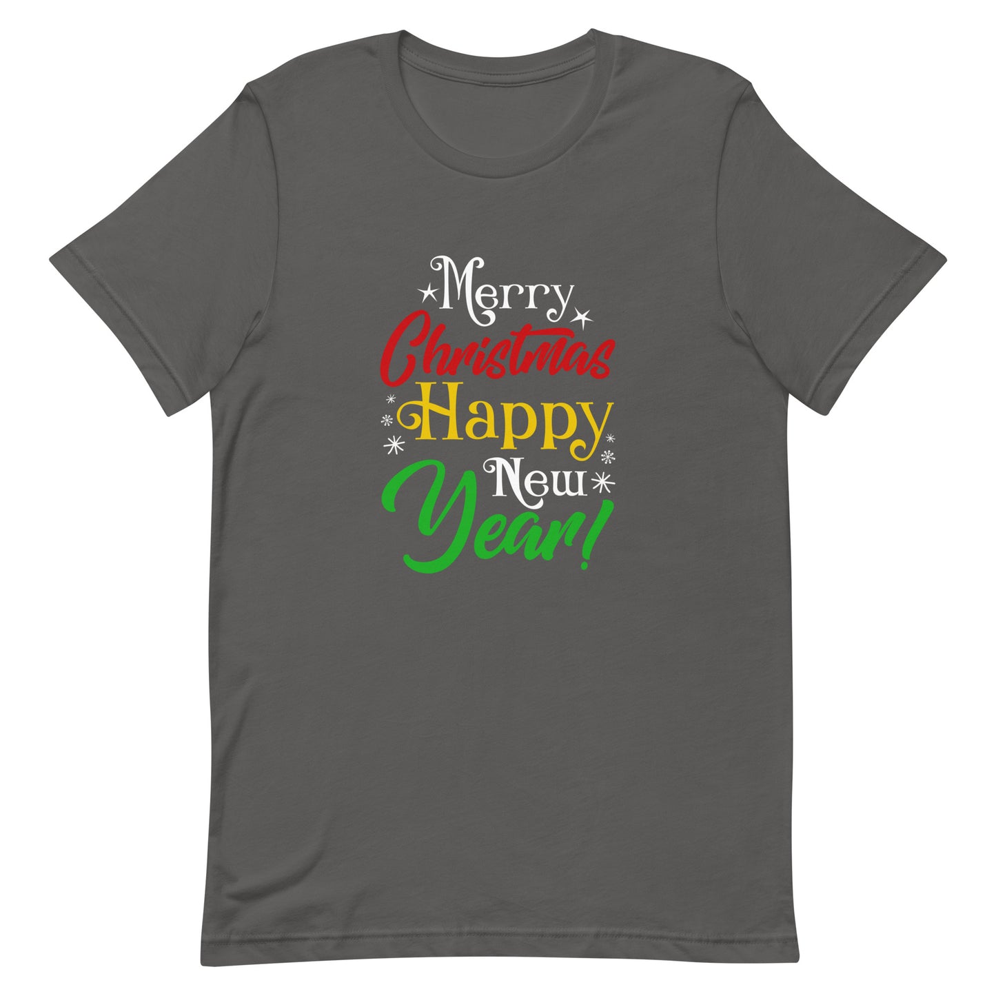 Merry Christmas Happy New Year Unisex t-shirt