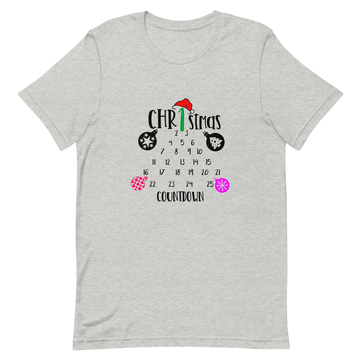 Christmas Countdown Unisex Tshirt