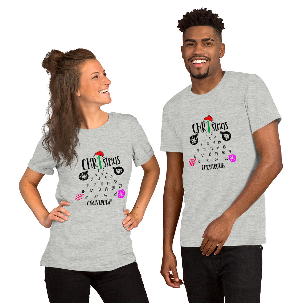 Christmas Countdown Unisex Tshirt