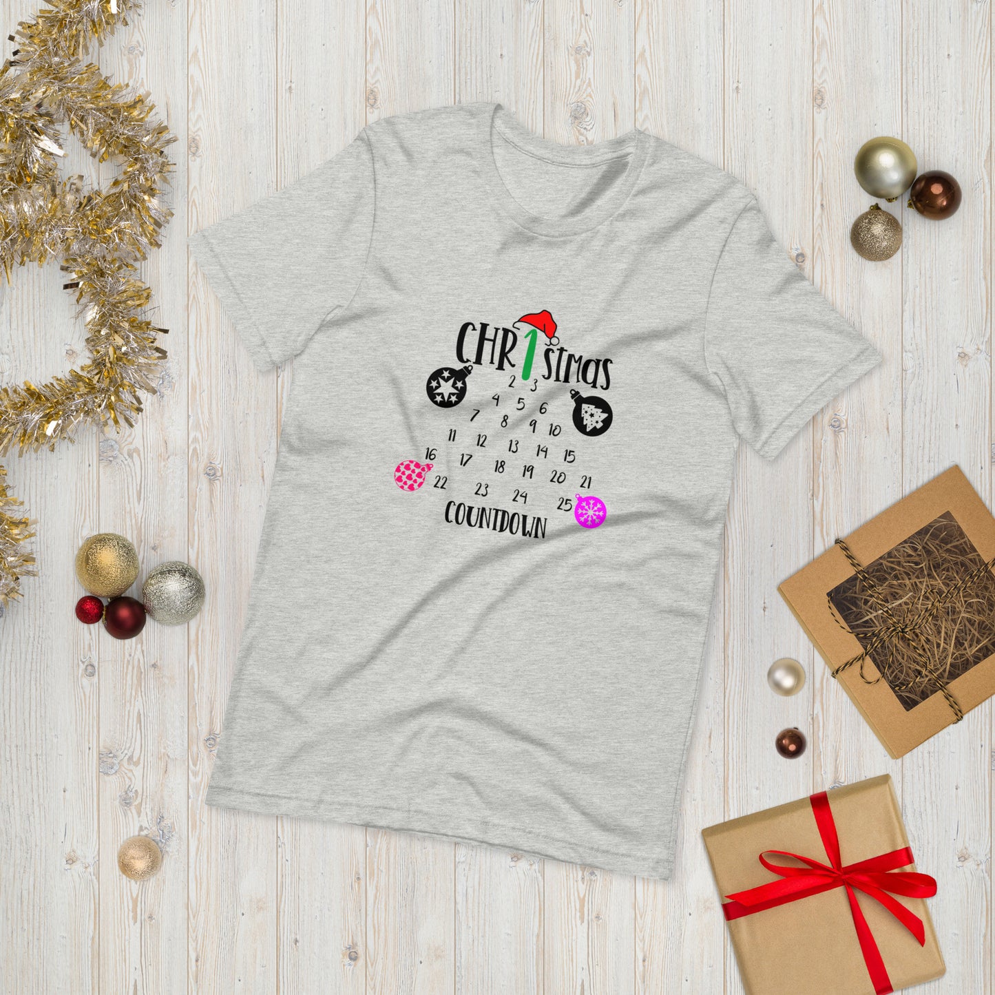 Christmas Countdown Unisex Tshirt
