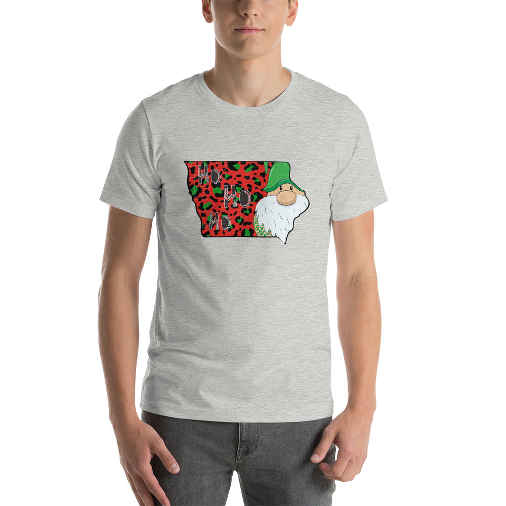 Iowa Christmas Elf Unisex t-shirt