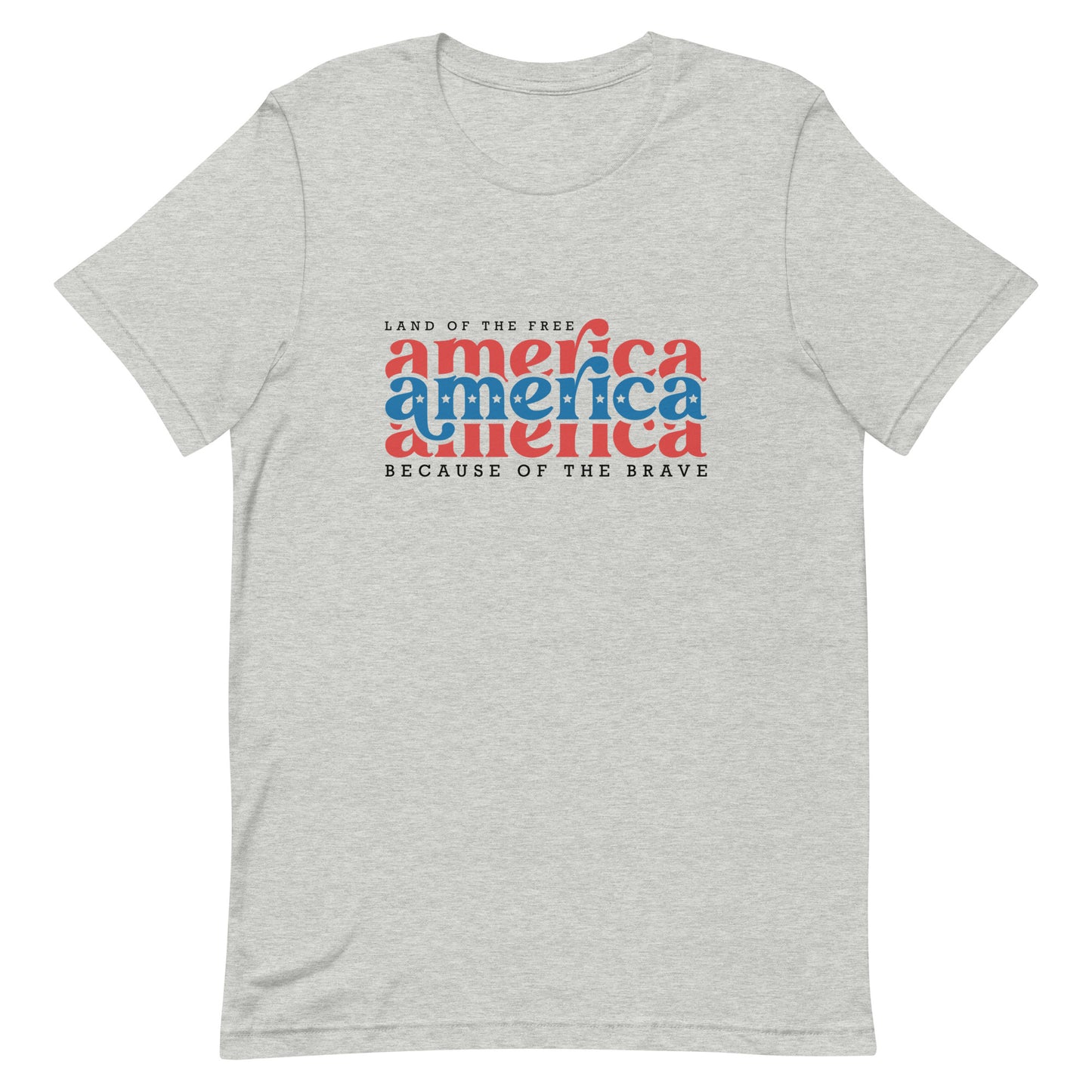 Land of the Free America Unisex Tshirt