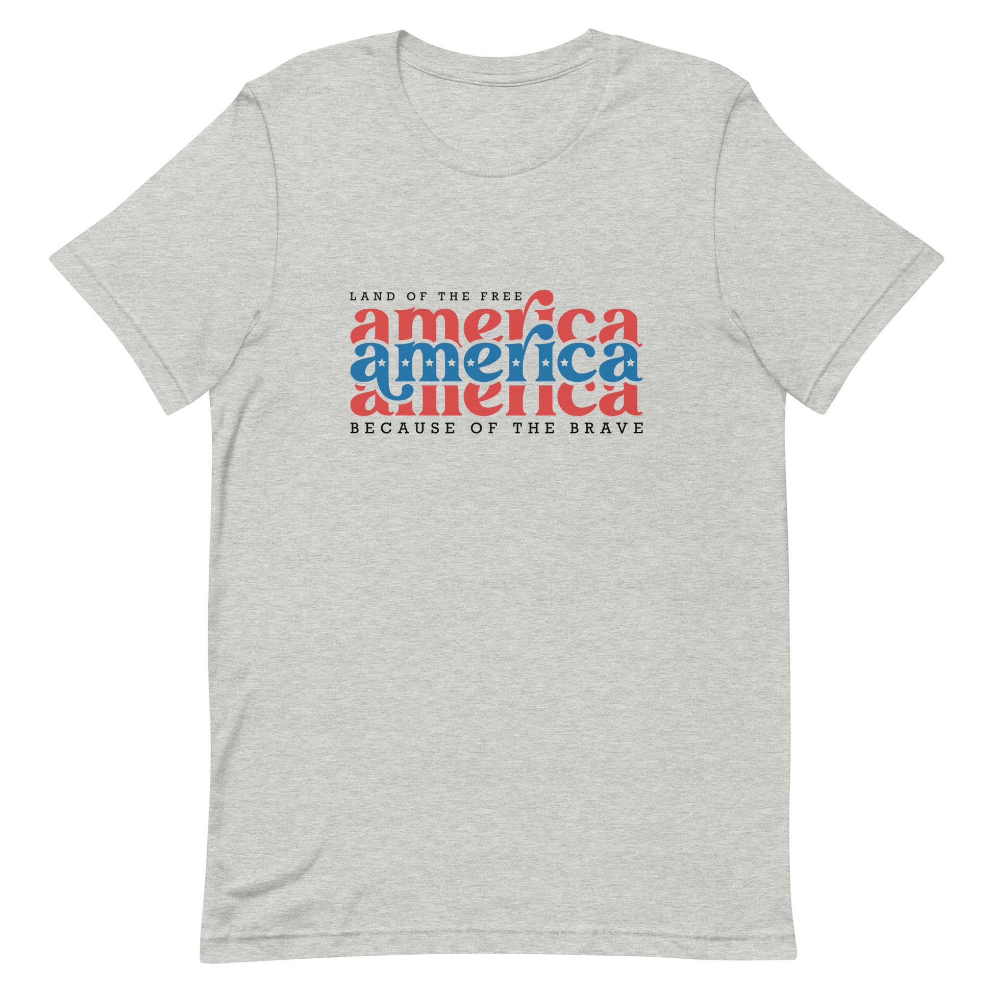Land of the Free America Unisex Tshirt