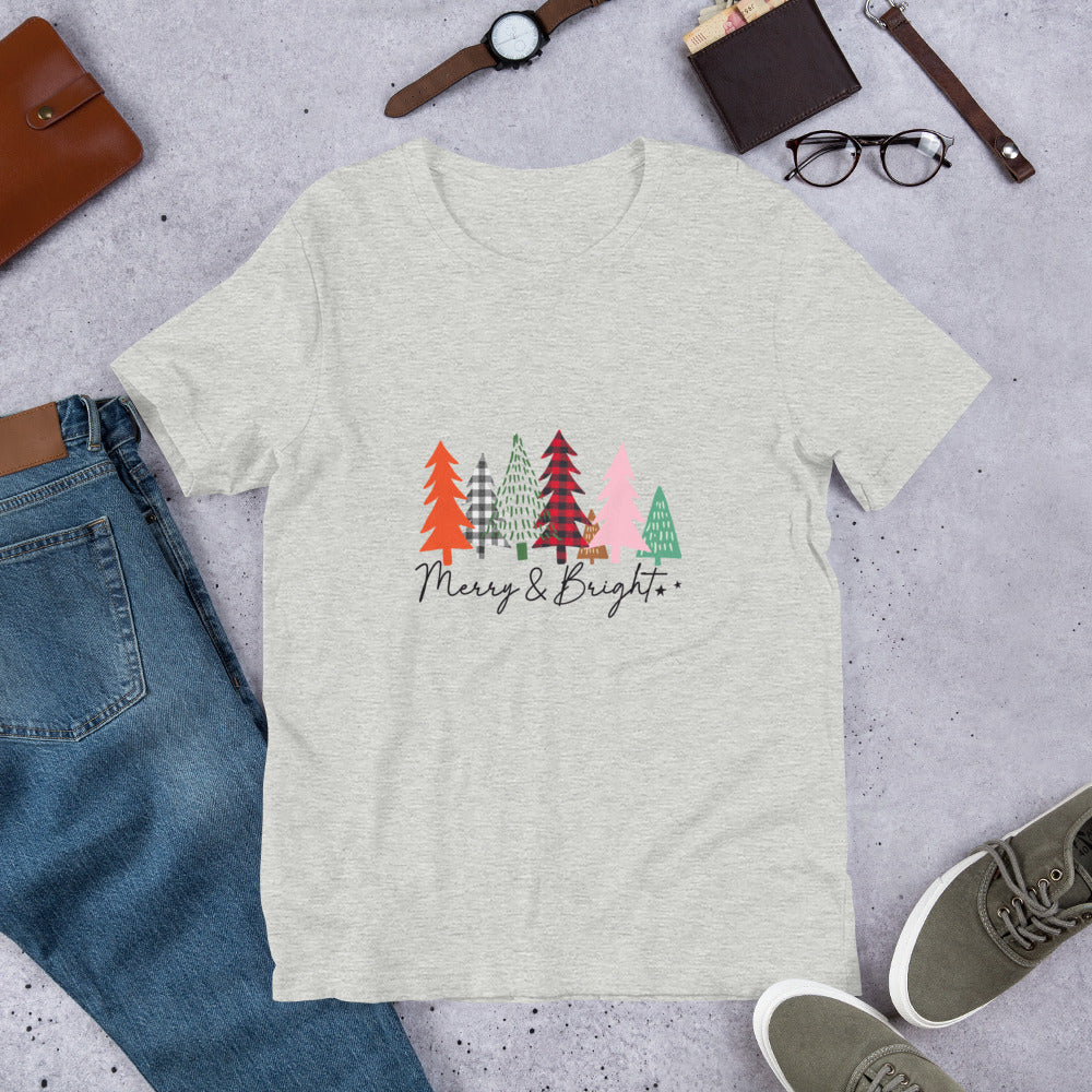 Merry & Bright Unisex t-shirt