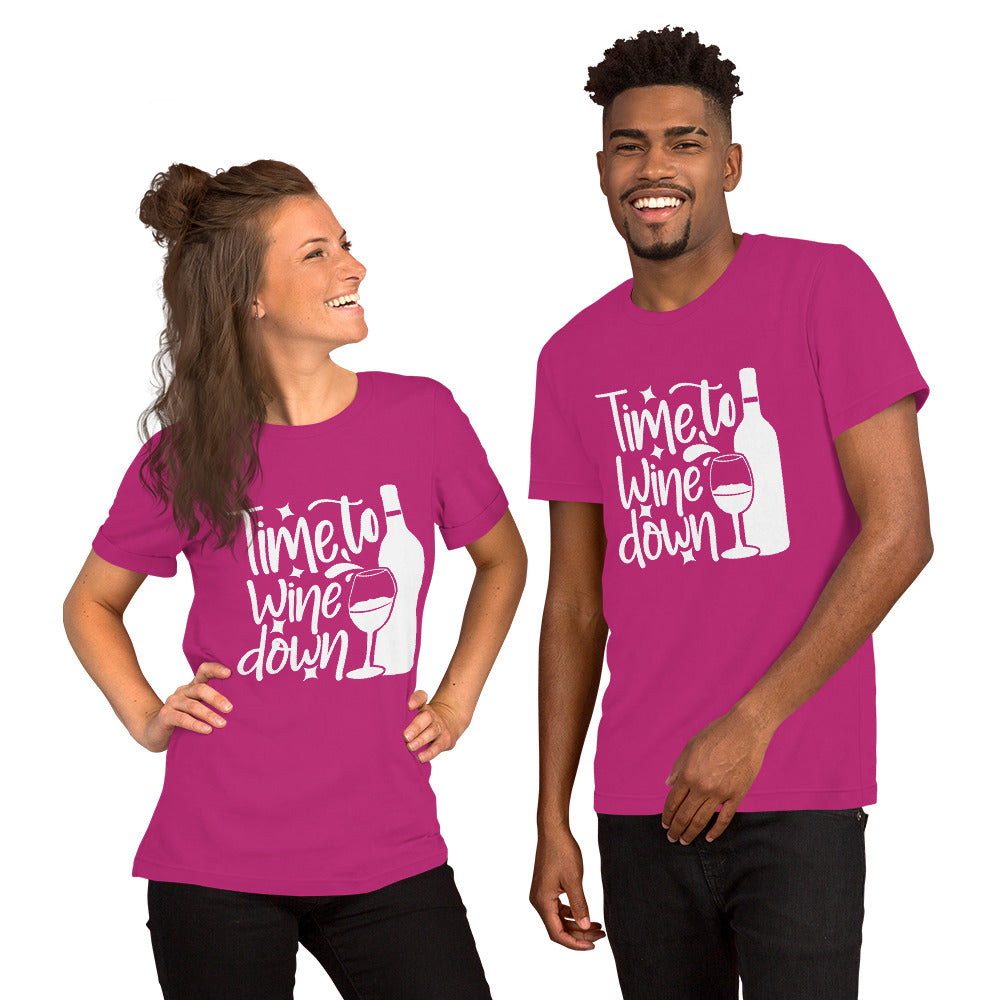 Time to Wine Down Unisex t-shirt