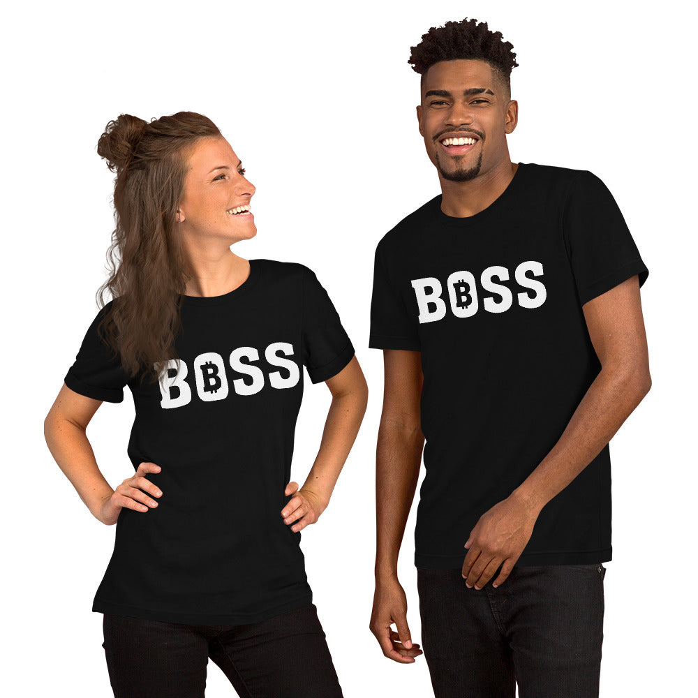 Boss Bitcoin Unisex Tshirt