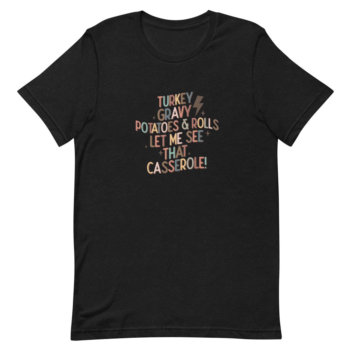 Turkey Gravy Potatoes & Rolls Unisex t-shirt