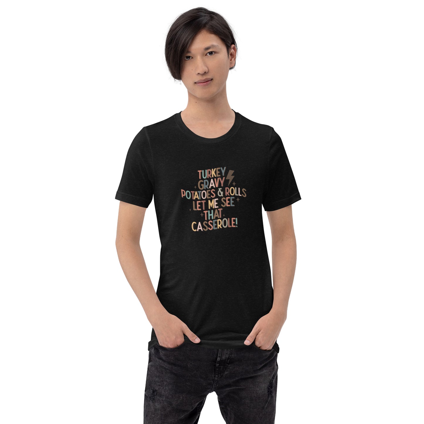 Turkey Gravy Potatoes & Rolls Unisex t-shirt