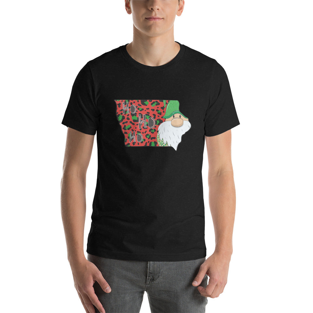 Iowa Christmas Elf Unisex t-shirt