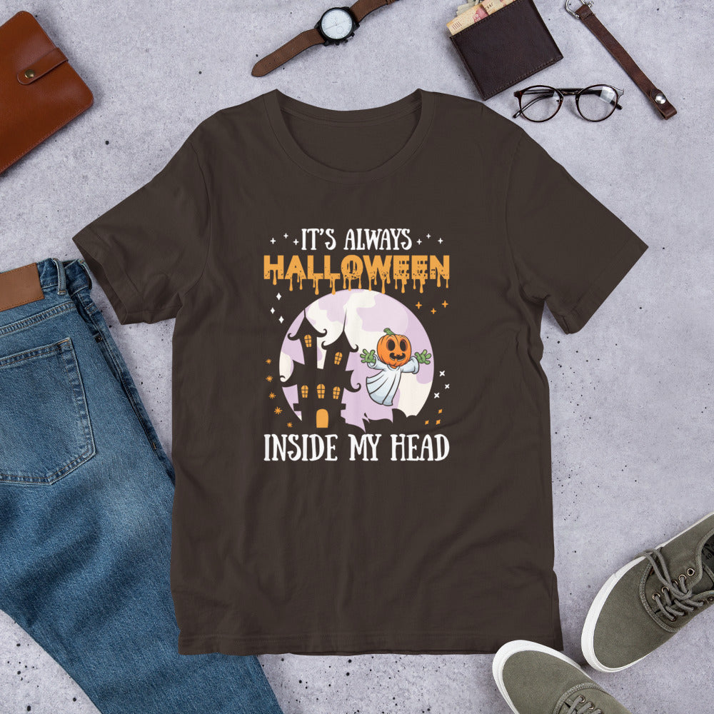 It's Always Halloween Inside My Head Unisex t-shirt