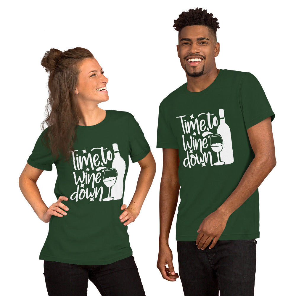 Time to Wine Down Unisex t-shirt