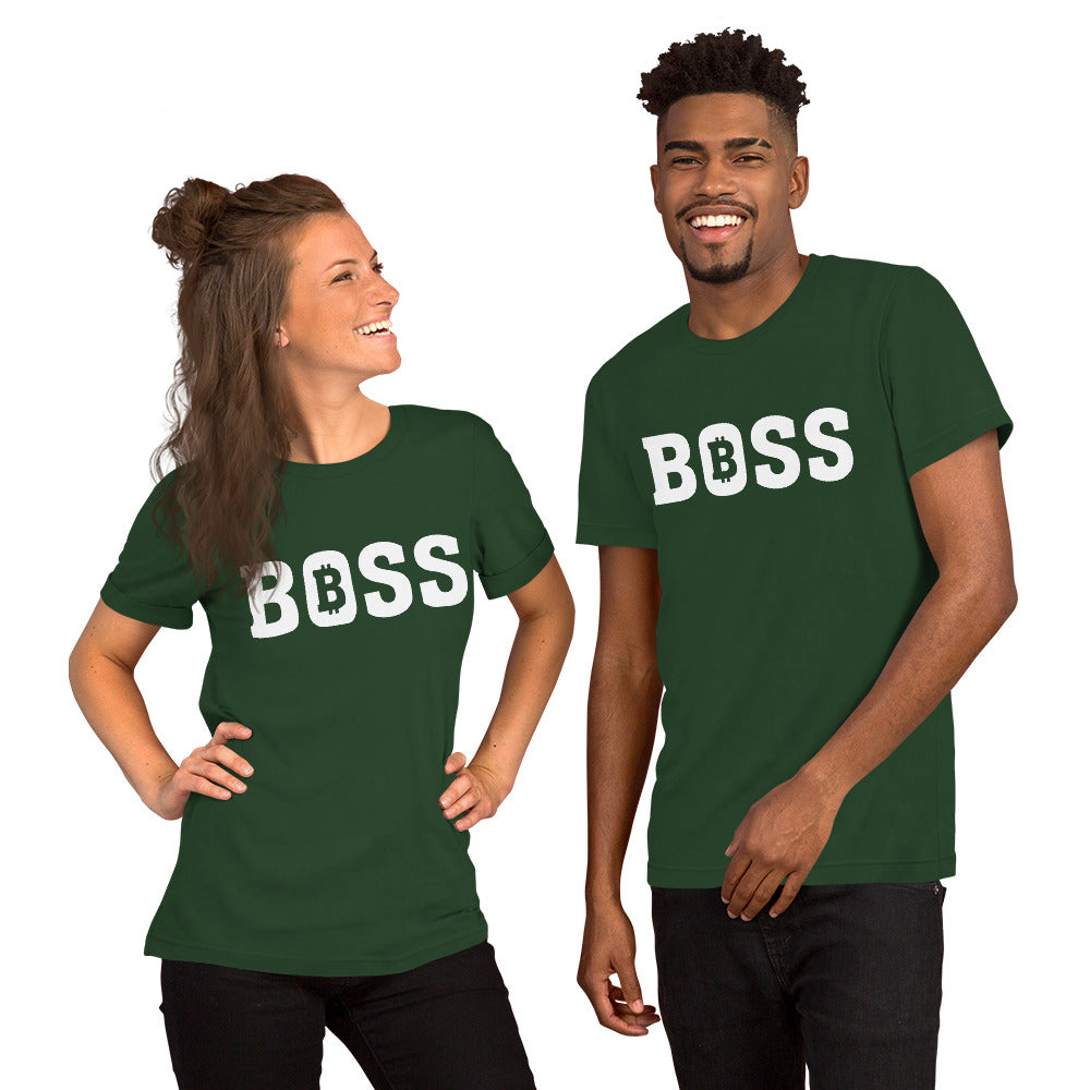Boss Bitcoin Unisex Tshirt