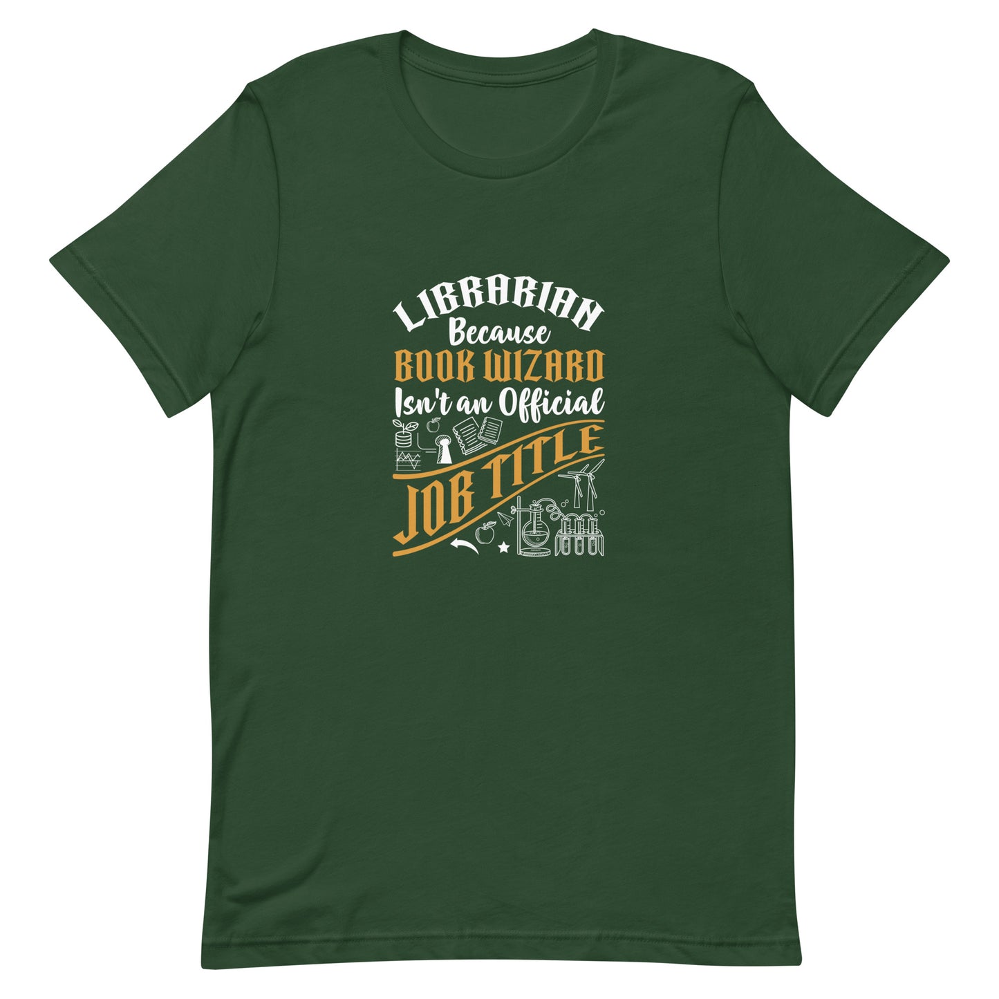 Librarian Because Book Wizard Unisex t-shirt