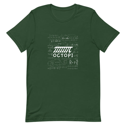 Pi Octopi Math Formula Mathematician Unisex t-shirt