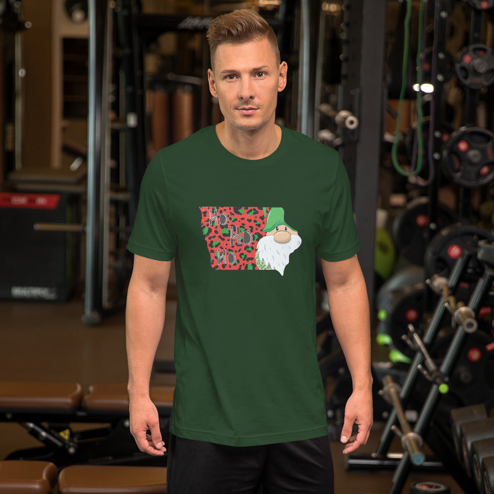 Iowa Christmas Elf Unisex t-shirt