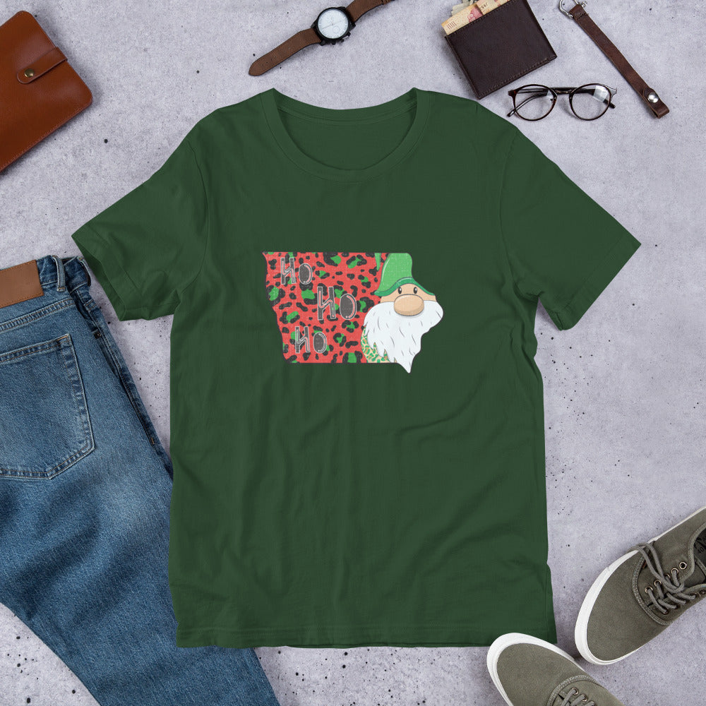 Iowa Christmas Elf Unisex t-shirt