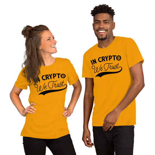 In Crypto We Trust Unisex t-shirt