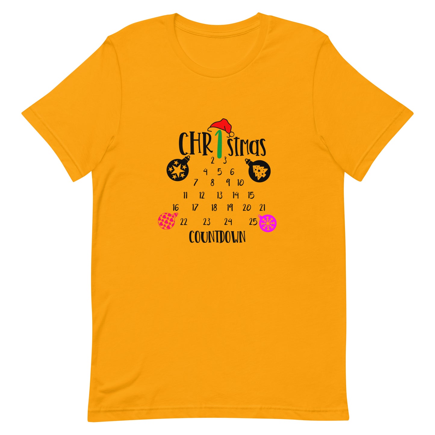 Christmas Countdown Unisex Tshirt