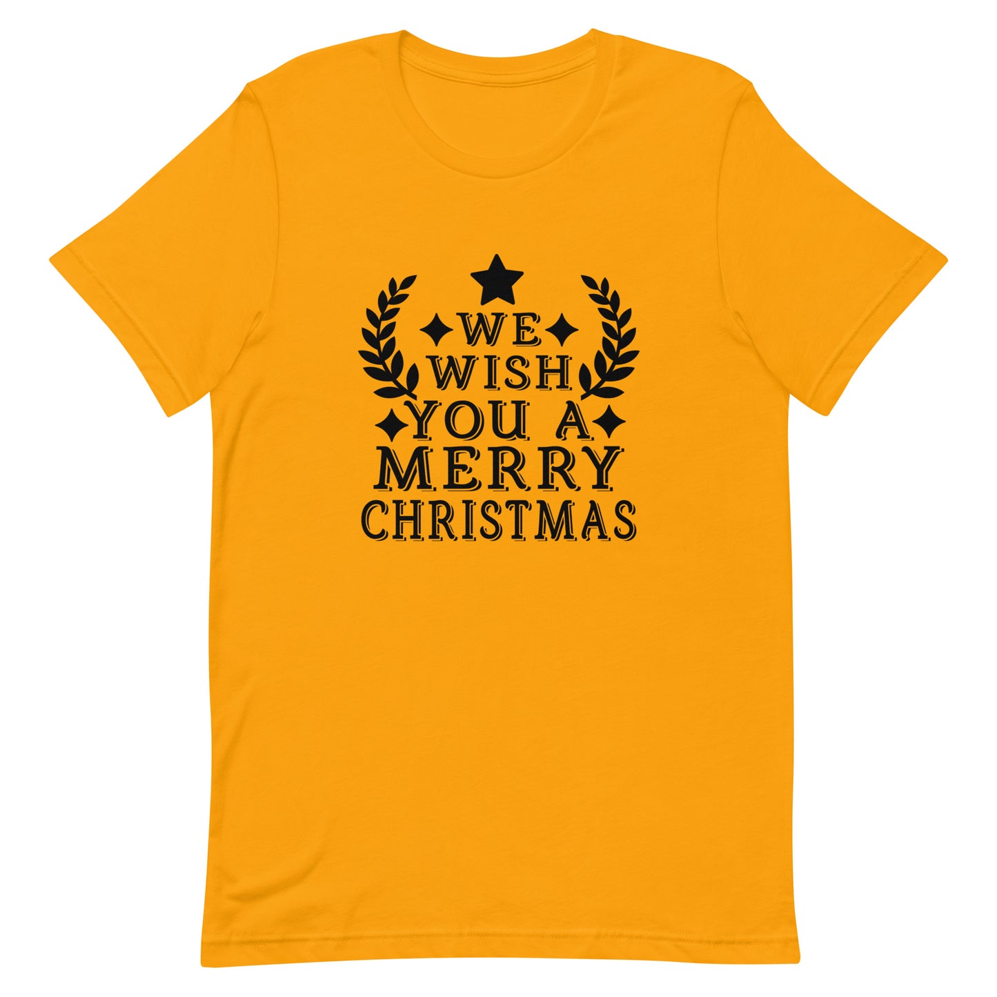 We Wish You a Merry Christmas Unisex t-shirt