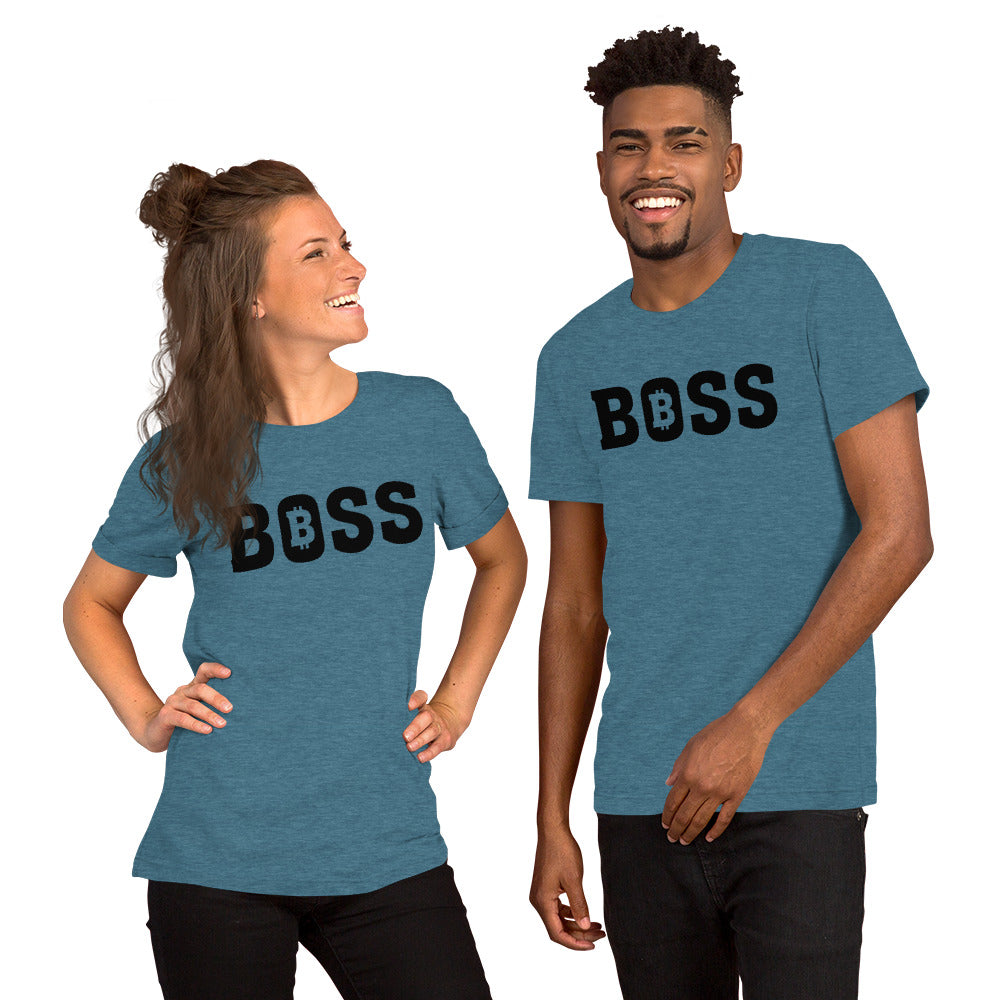 Boss Bitcoin Unisex t-shirt