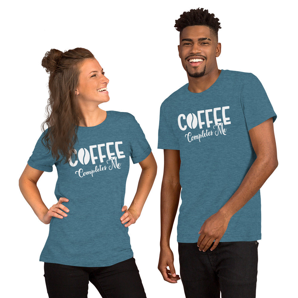 Coffee Completes Me Unisex T-shirt