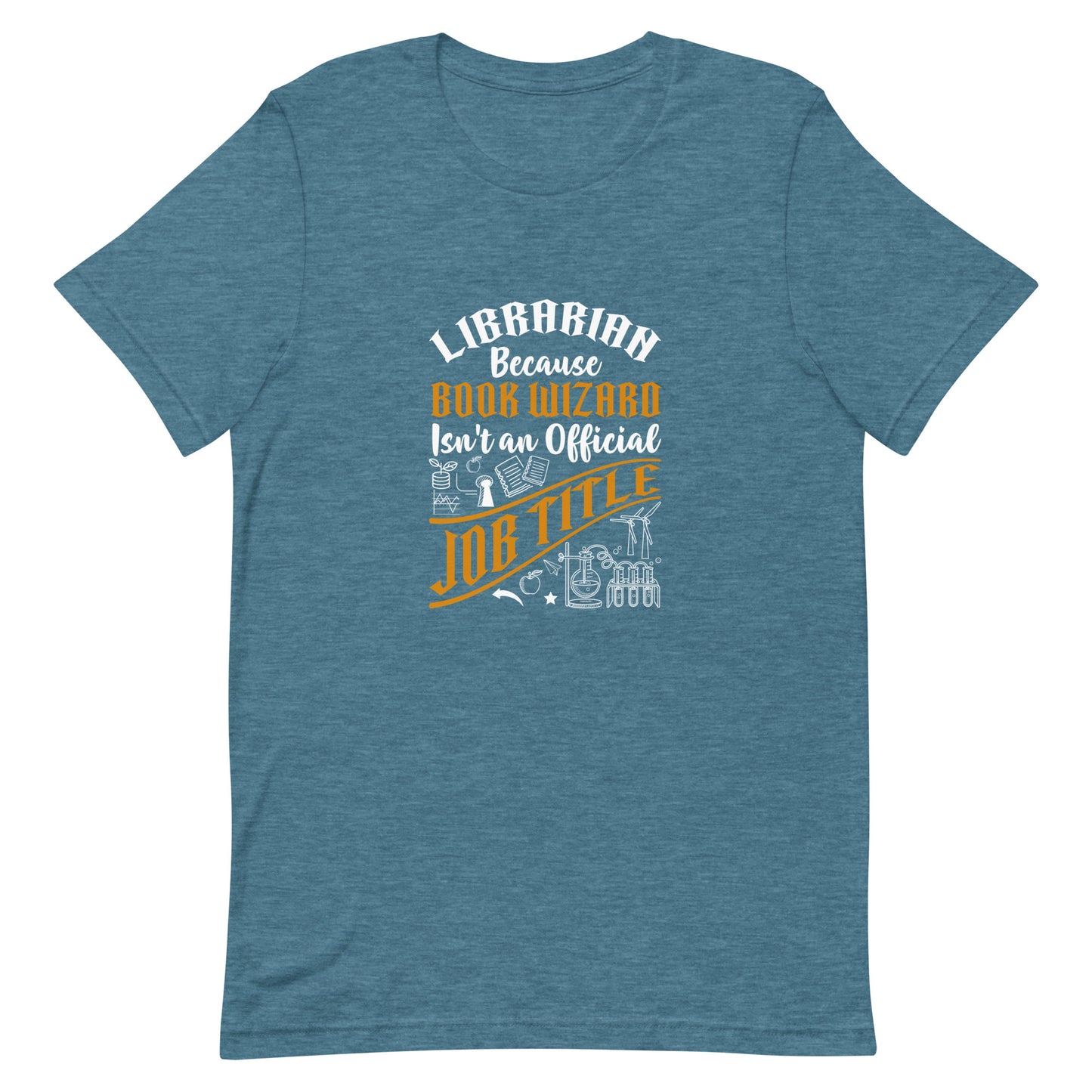 Librarian Because Book Wizard Unisex t-shirt