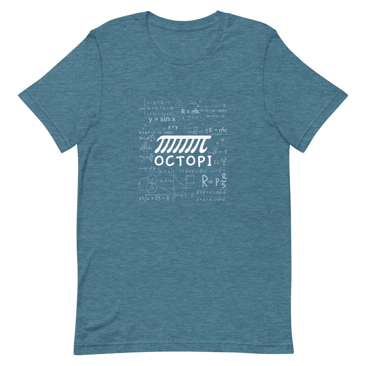 Pi Octopi Math Formula Mathematician Unisex t-shirt