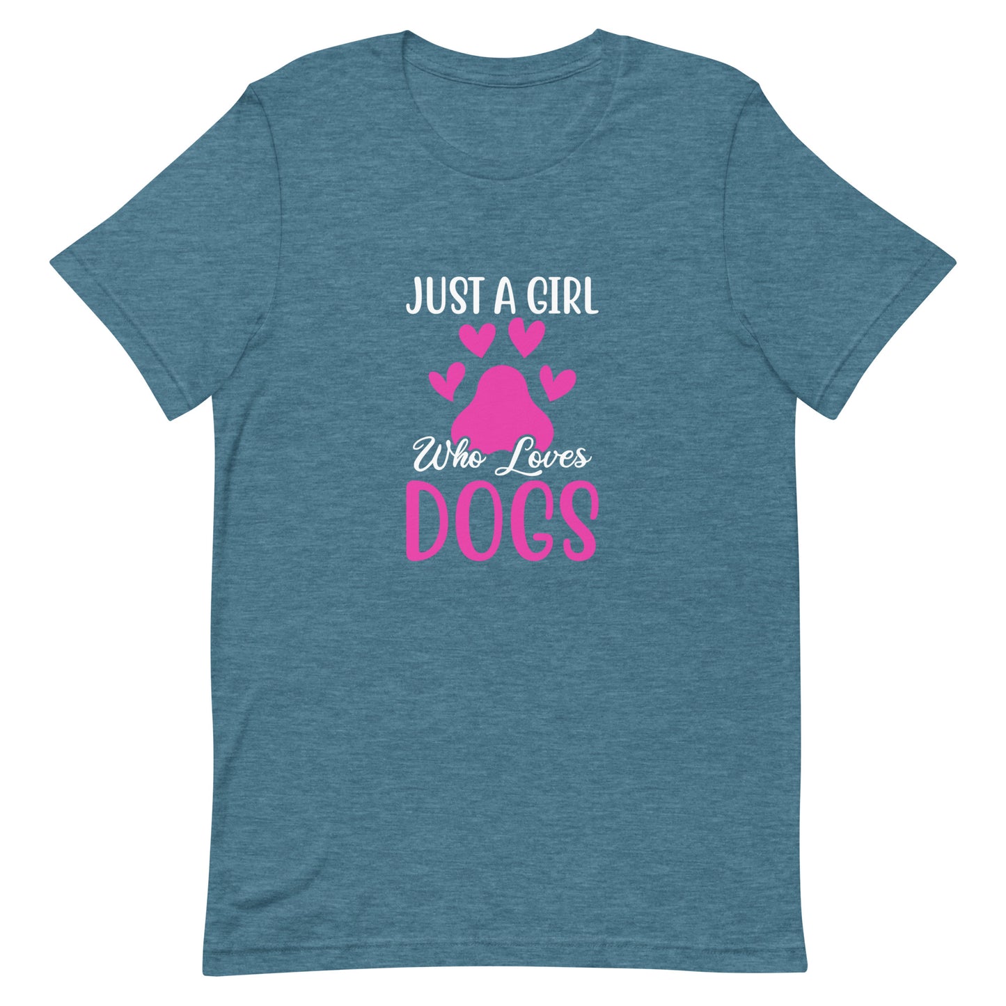 Just a Girl Who Loves Dogs Unisex t-shirt