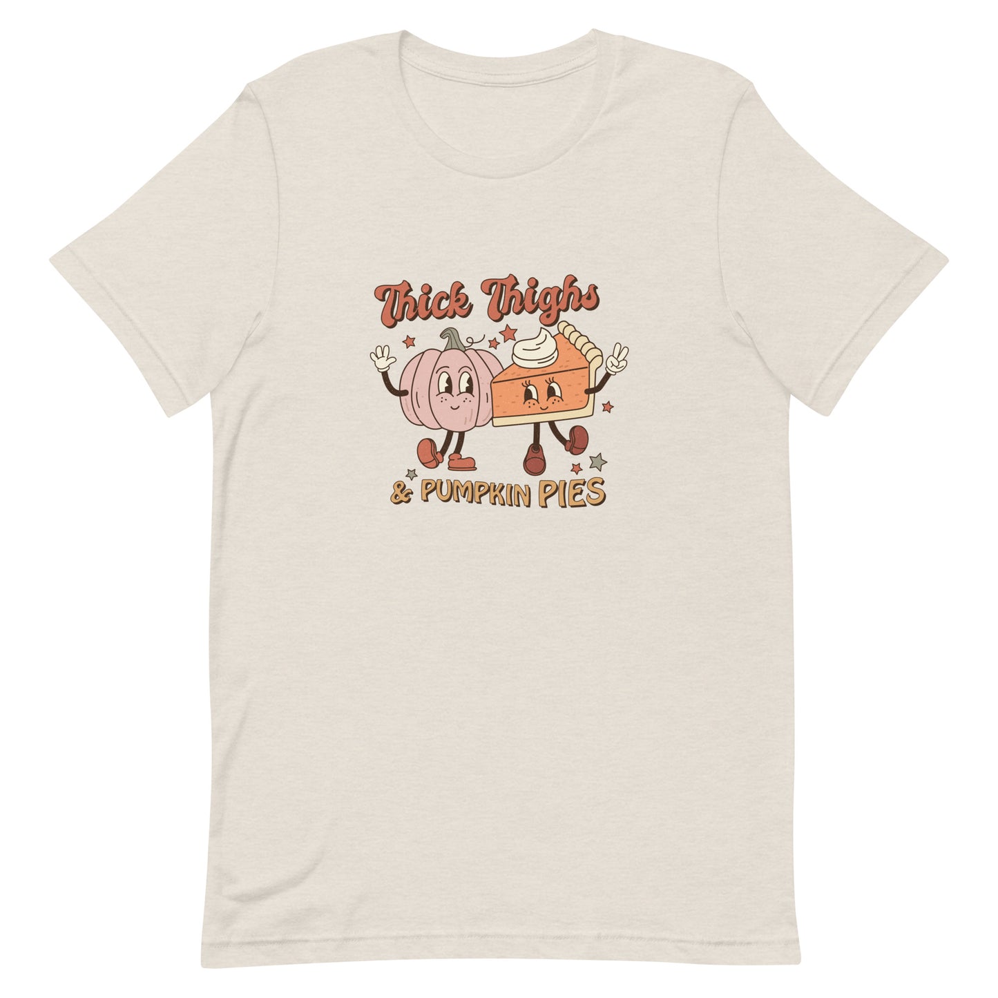 Thick Thighs and Pumpkin Pies Unisex t-shirt
