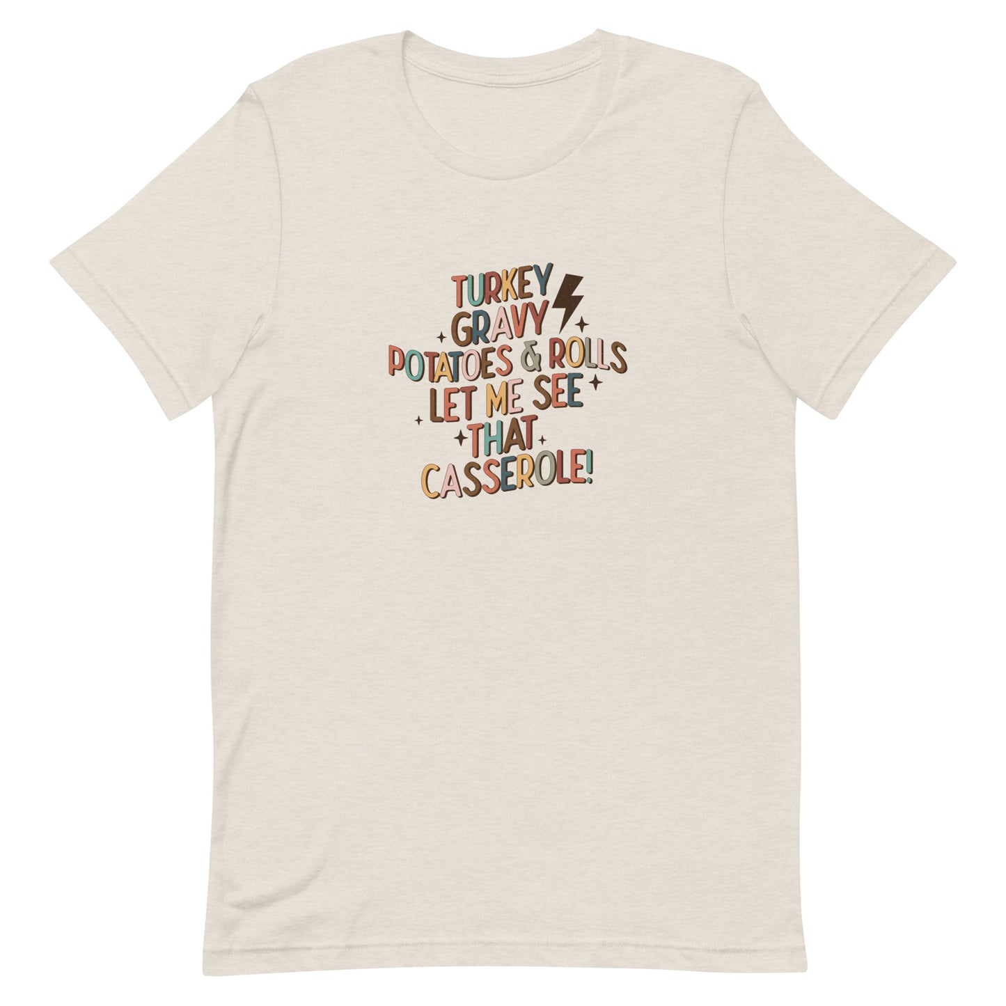 Turkey Gravy Potatoes & Rolls Unisex t-shirt
