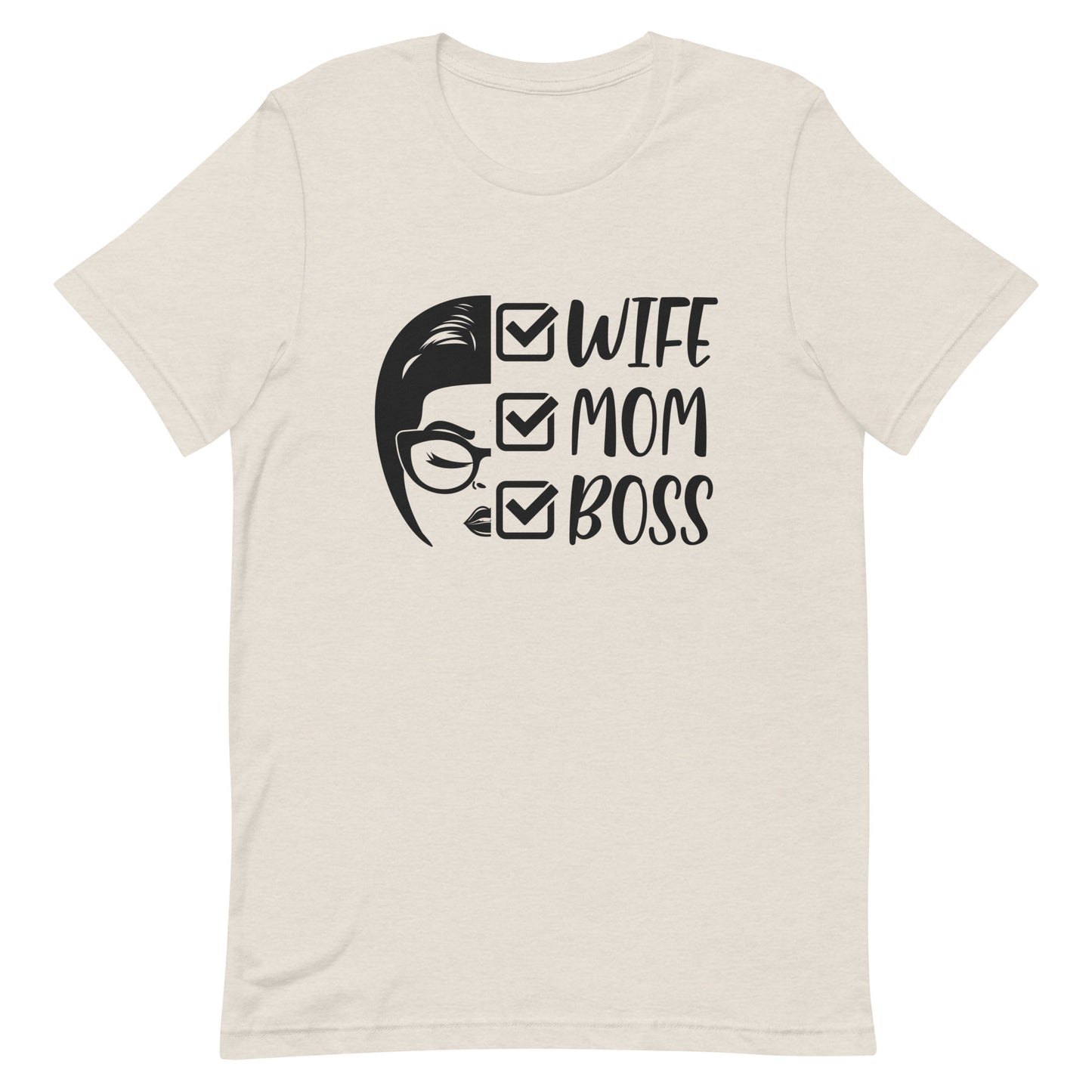 Wife Mom Boss Unisex t-shirt