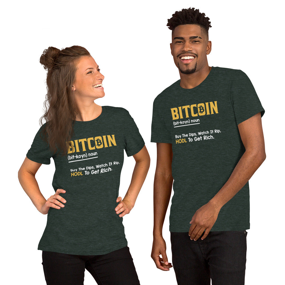 Bitcoin Definition Unisex Tshirt
