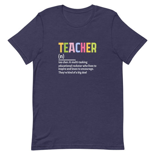 Teacher Definition Unisex t-shirt