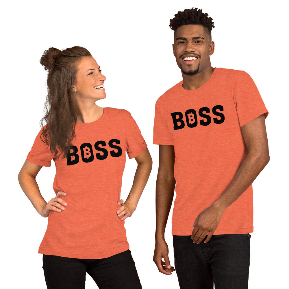 Boss Bitcoin Unisex t-shirt