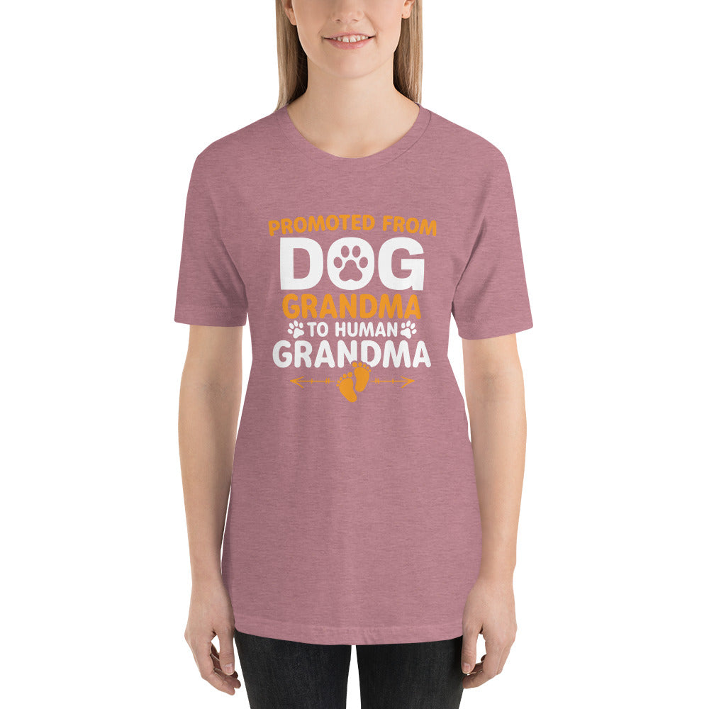 Promoted from Dog Grandma Unisex t-shirt