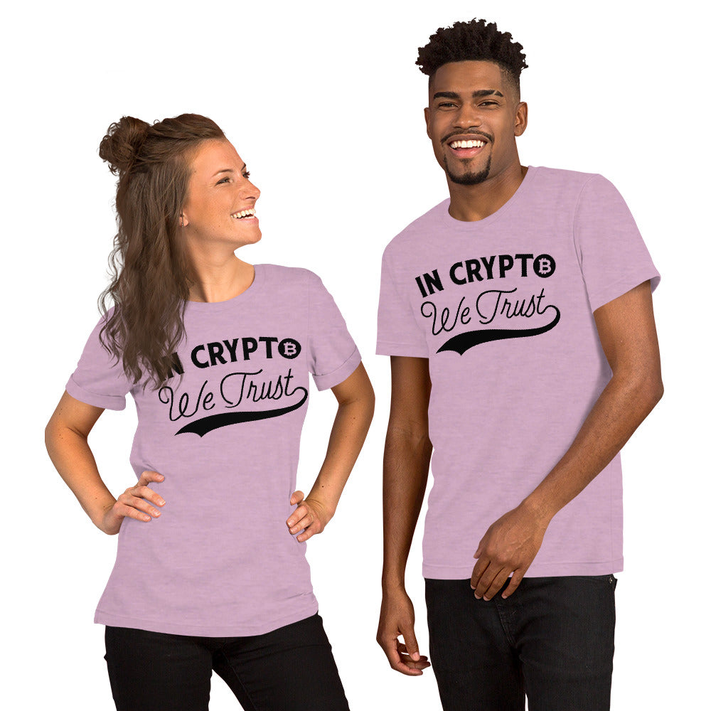 In Crypto We Trust Unisex t-shirt