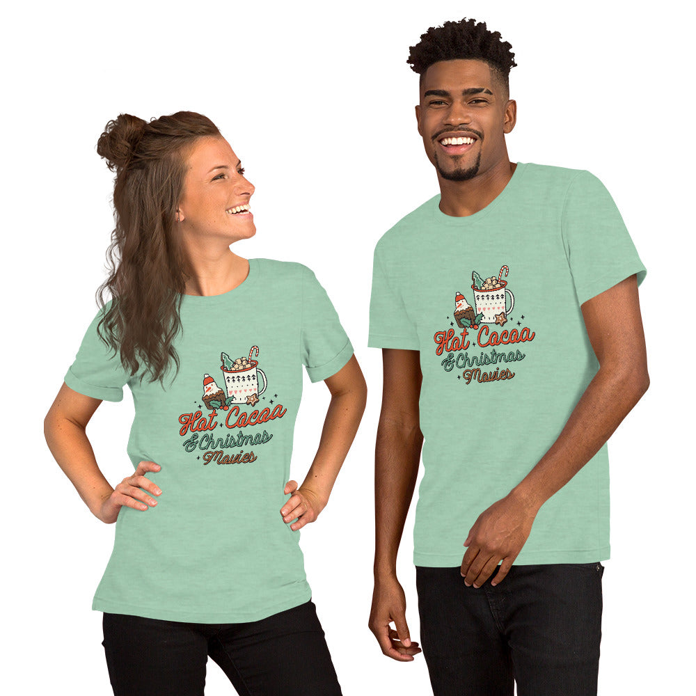 Hot Cocoa & Christmas Movies Unisex T-shirt - Holiday