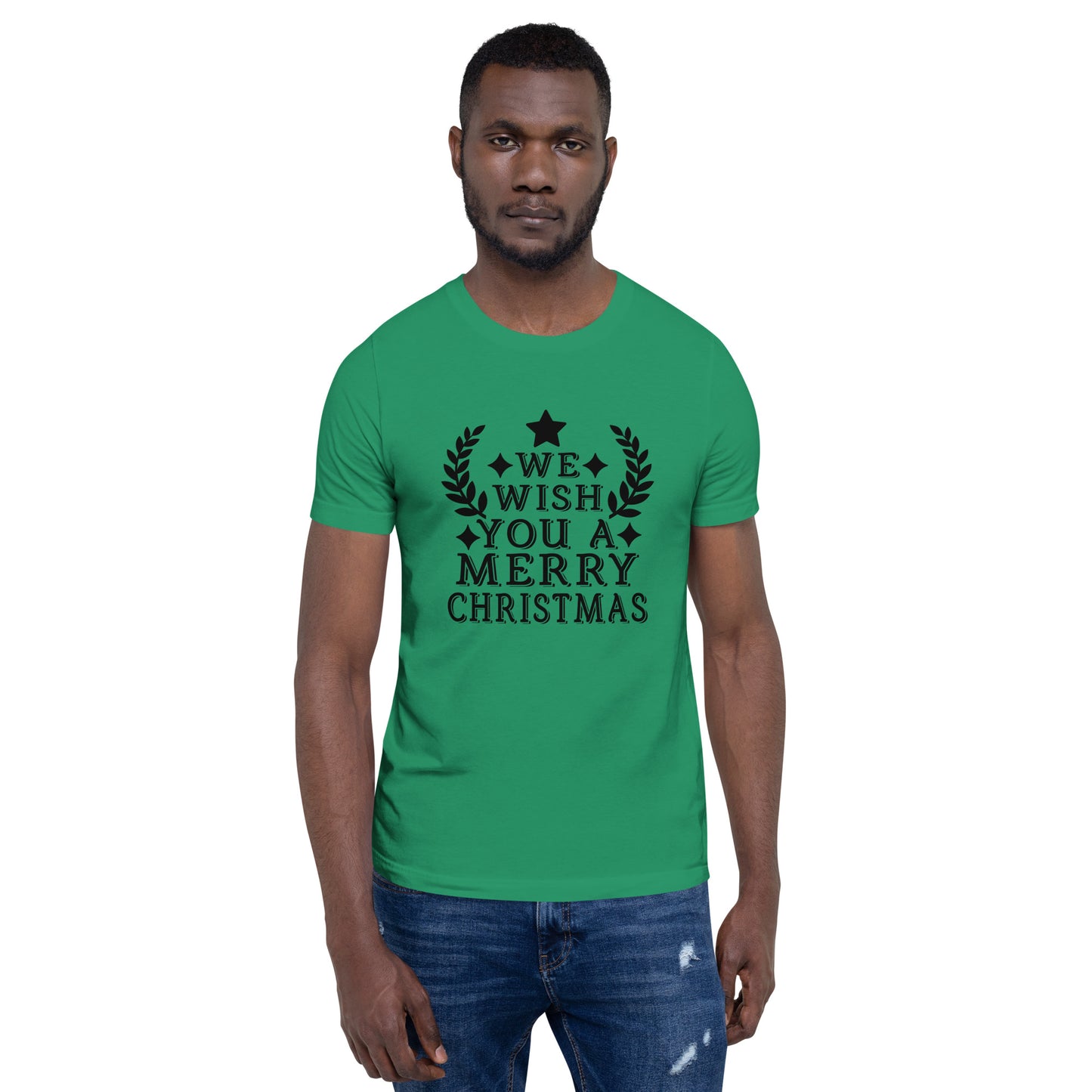 We Wish You a Merry Christmas Unisex t-shirt