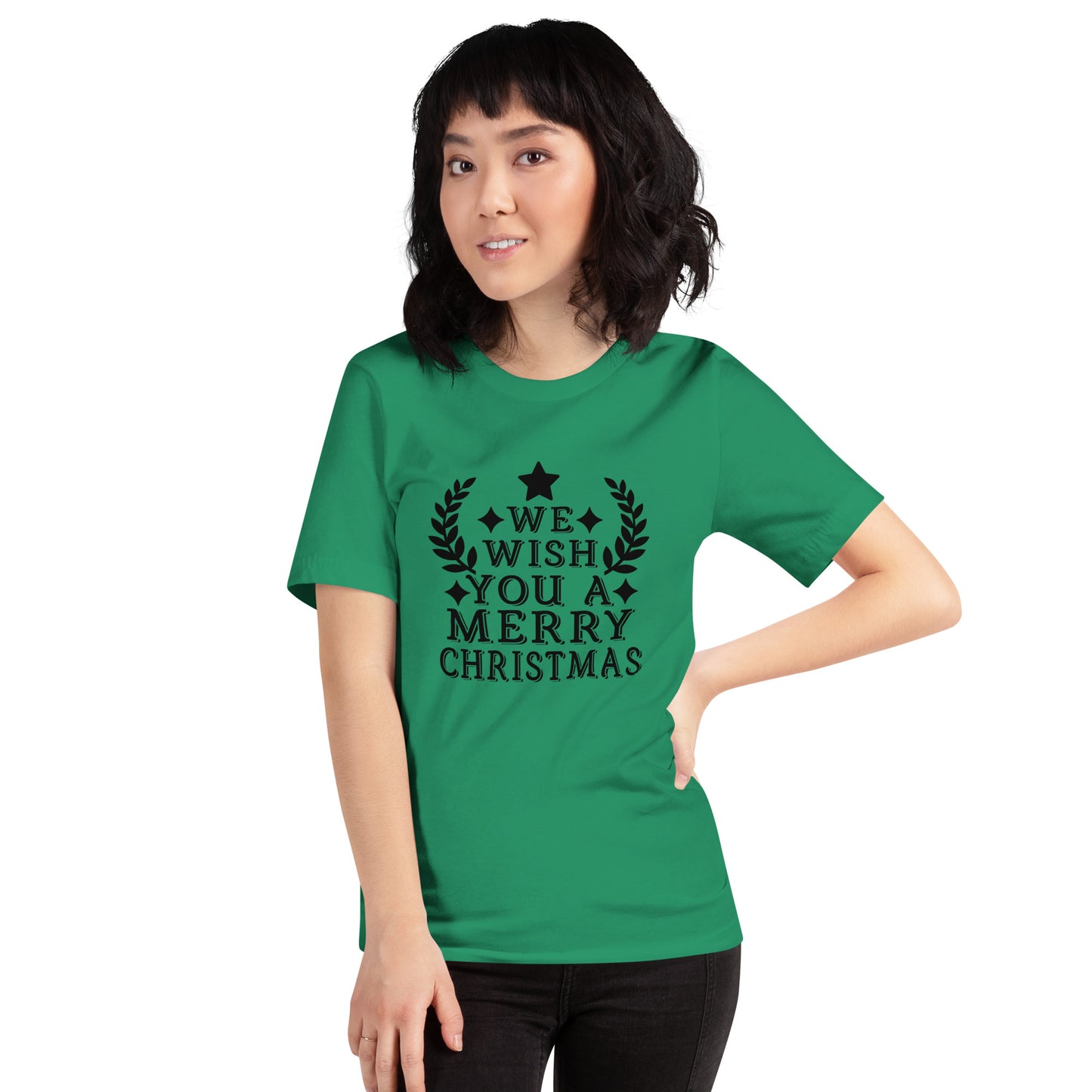 We Wish You a Merry Christmas Unisex t-shirt