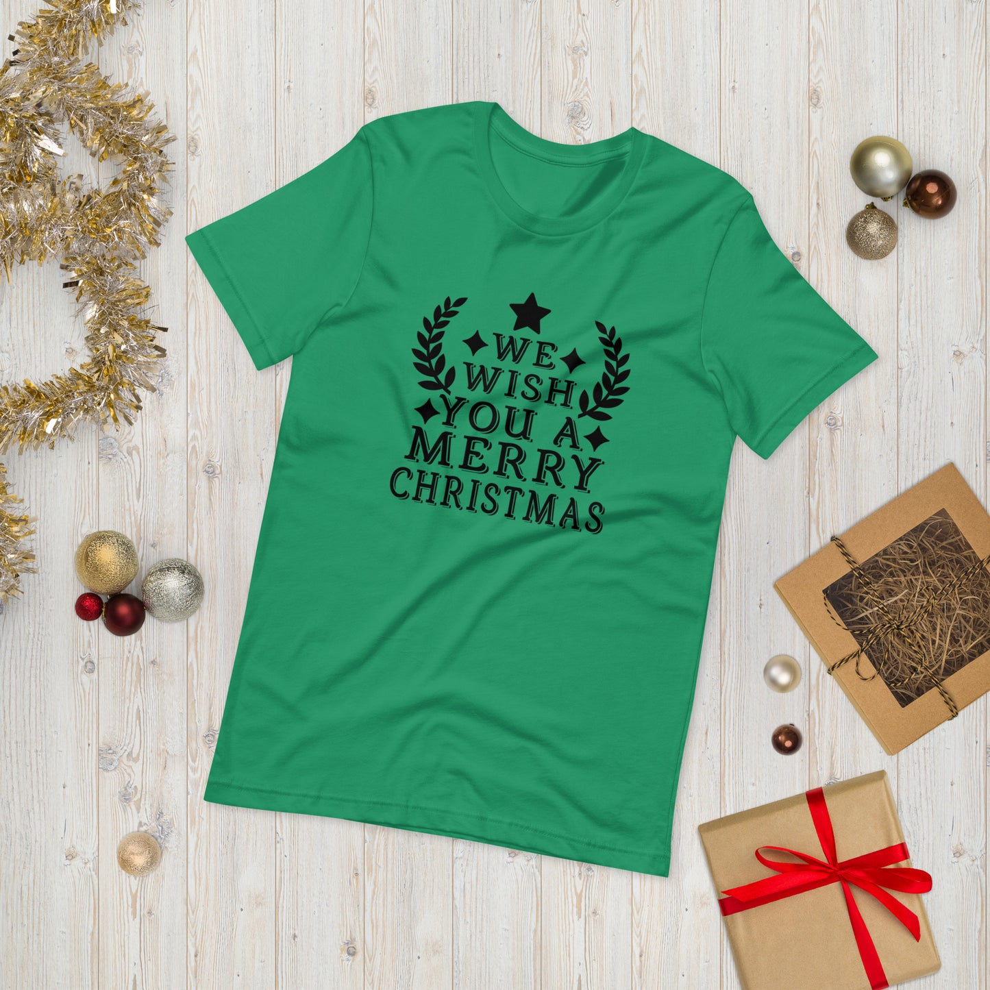 We Wish You a Merry Christmas Unisex t-shirt