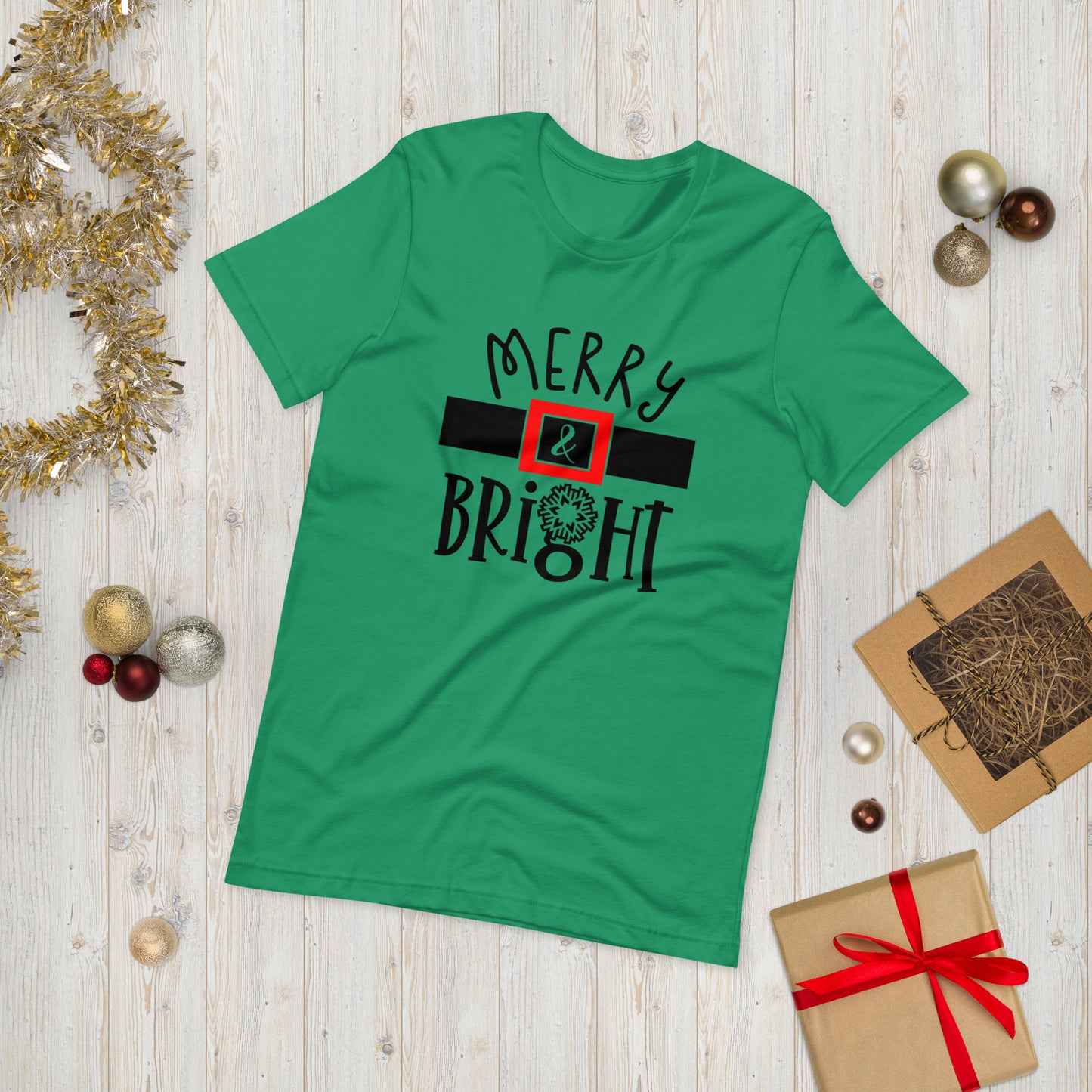Merry & Bright Unisex t-shirt