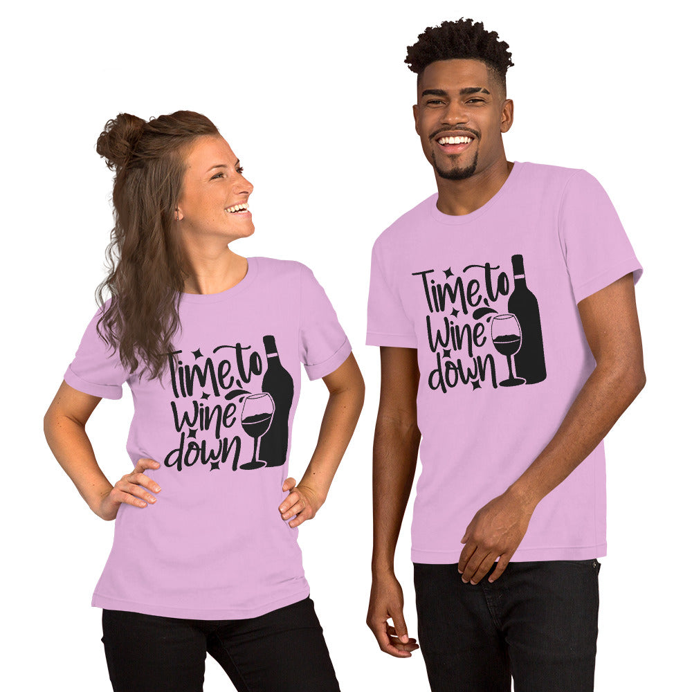 Time to Wine Down Unisex t-shirt