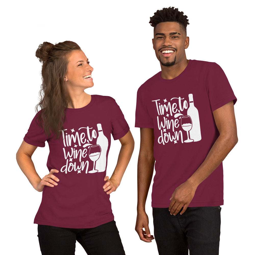 Time to Wine Down Unisex t-shirt