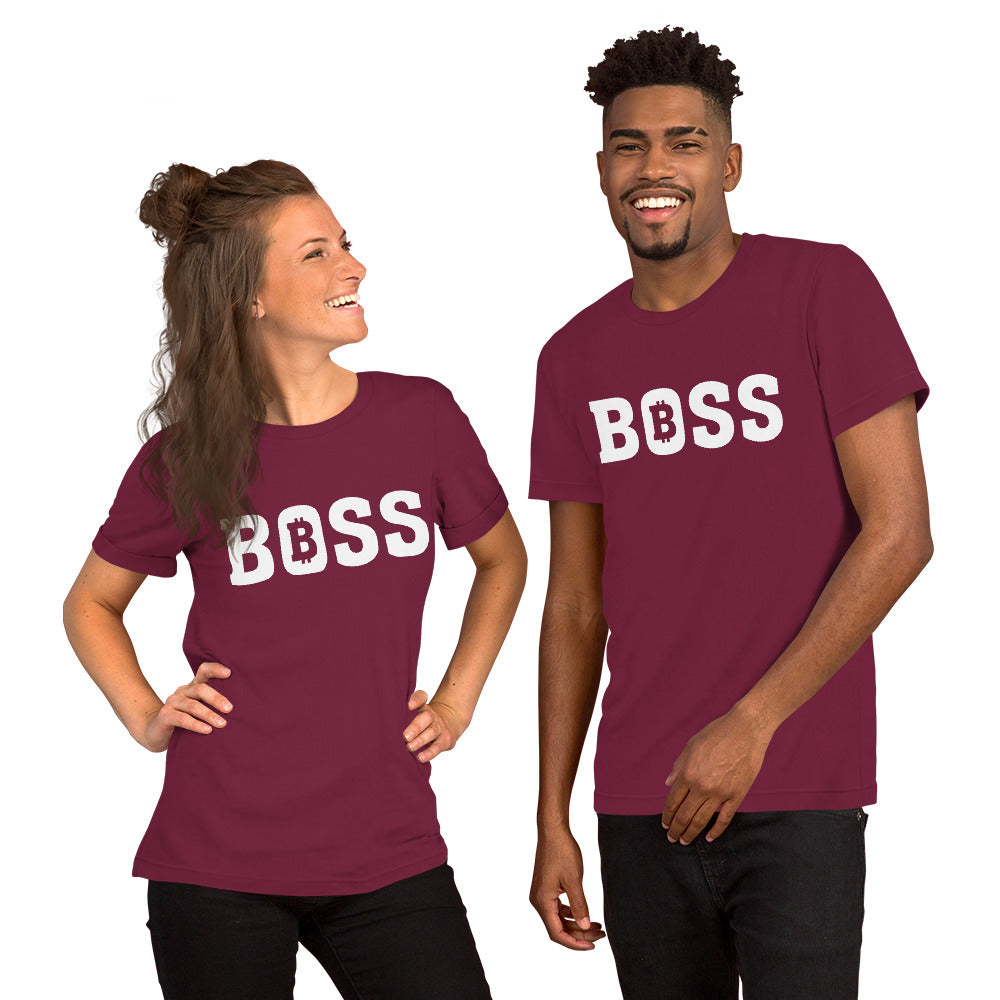 Boss Bitcoin Unisex Tshirt