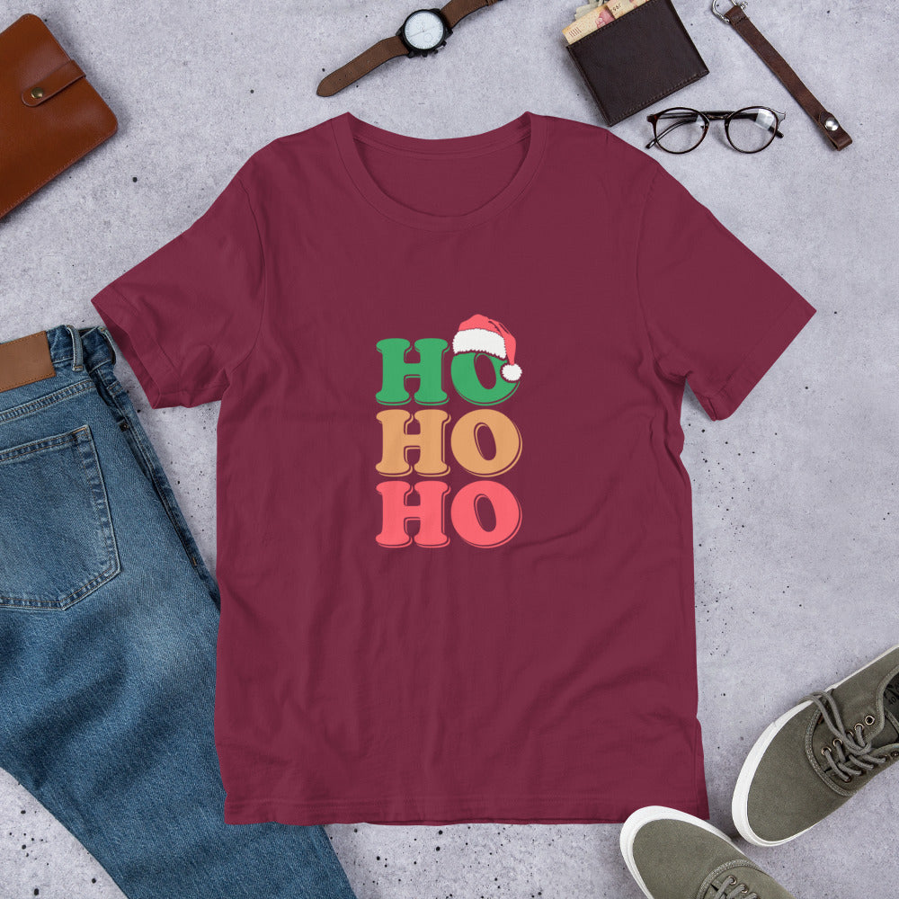 Ho Ho Ho Unisex T-shirt - Christmas