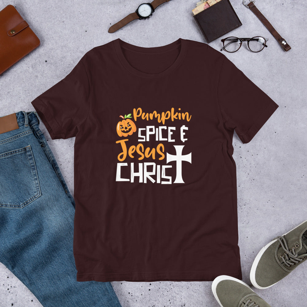 Pumpkin Spice Jesus Christ Unisex t-shirt