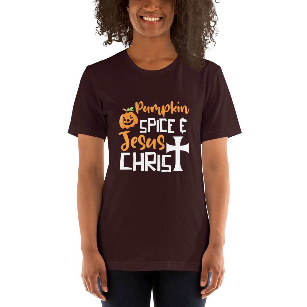 Pumpkin Spice Jesus Christ Unisex t-shirt