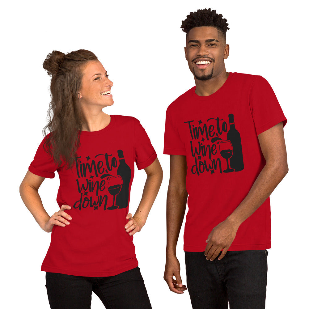 Time to Wine Down Unisex t-shirt