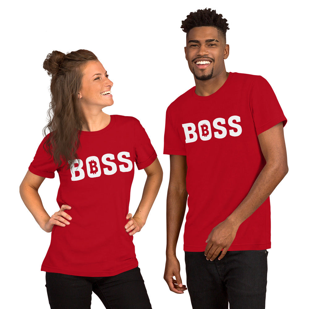 Boss Bitcoin Unisex Tshirt